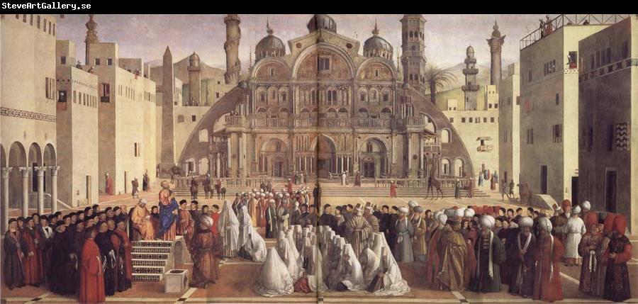 Gentile Bellini St.Mark Preaching in Alexandria